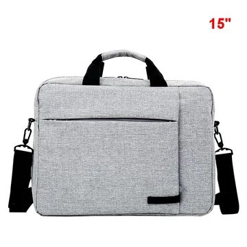 Remoid 156 15,6" elegáns sokzsebes notebooktáska világosszürke aa-001438