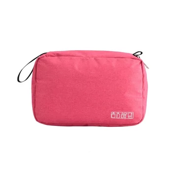 Ajtóra akasztható, sokrekeszes kozmetikai táska rózsaszín aa-001765
