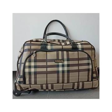 MBC húzható közepes méretű sportbőrönd csíkos-kockás aa-001172