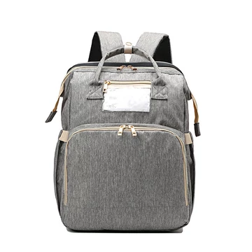 Babamama multifunkciós,kisággyá alakítható hátizsák szürke aa-000154