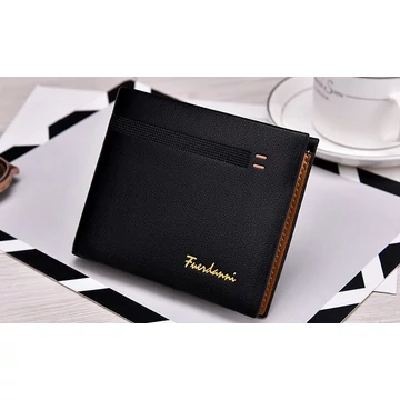 MBC FD férfi műbőr pénztárca fekete aa-001333