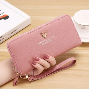 Fashion Classic női nagy pénztárca rózsaszín aa-001345