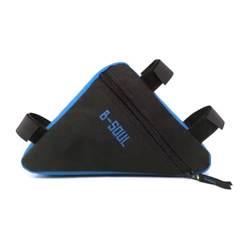 B-Soul Frame Bag 110 Triangle kerékpáros váztáska fekete-kék bmtask0013b