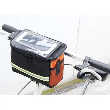 Bringamax Handlebar Bag 110 kerékpáros kormánytáska narancs bmtask0024