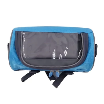 Bringamax Handlebar Bag 100 vállpántos kerékpáros kormánytáska világoskék bmtask0018