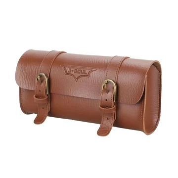 B-Soul Handlebar Bag Leder 200 kerékpáros műbőr kormánytáska barna #000100 
