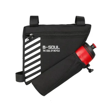B-Soul Frame Bag 200 Triangle kerékpáros váztáska és kulacstartó fekete #000166