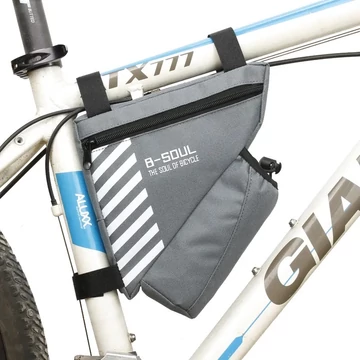 B-Soul Frame Bag 200 Triangle kerékpáros váztáska és kulacstartó szürke #000168