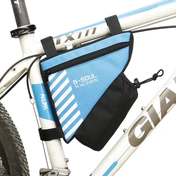 B-Soul Frame Bag 200 Triangle kerékpáros váztáska és kulacstartó világoskék #000167