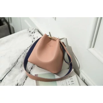 Jamie női kis méretű válltáska kézitáska rózsaszín-fehér aa-001943