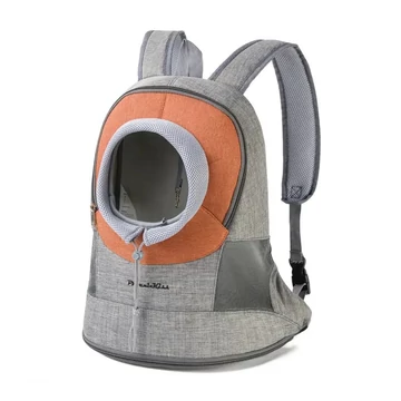 PetCARE BP500 kisállathordozó hátizsák szürke-barna