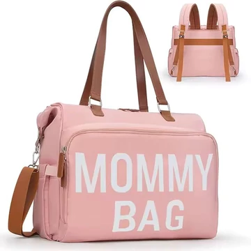 MoCARE TSK650Multi közepes méretű Baba-mama táska-hátizsák rózsaszín aa-002970
