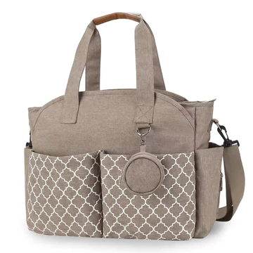 MoCARE TSR100 nagy méretű Baba-Mama táska pelenkatáska drapp aa-002977