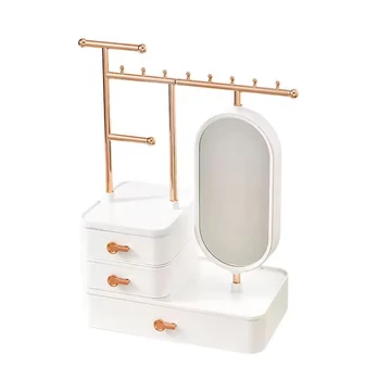 L&D JWO-002 ékszertartó doboz fehér aa-002932