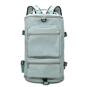 Norah L multifunkciós hátizsákká alakítható sporttáska cipőtartóval világoszöld aa-002708