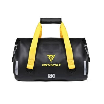 Motowolf 0701 90L nagy méretű vízhatlan motoros táska fekete aa-002354