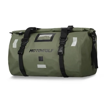 Motowolf 0717 66L nagy méretű vízhatlan motoros táska zöld aa-002362