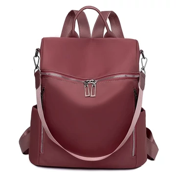 Ashley közepes méretű női divat hátizsák NN-674826 sötétrózsaszín aa-002138