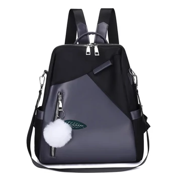 Margoo közepes méretű női divat hátizsák válltáska lopásgátlós zsebbel fekete aa-002168