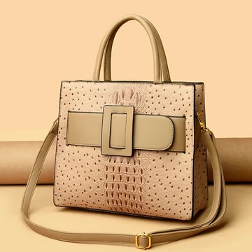 F AV Molly nagy méretű váll és kézitáska nyomott egyedi mintával drapp aa-002731