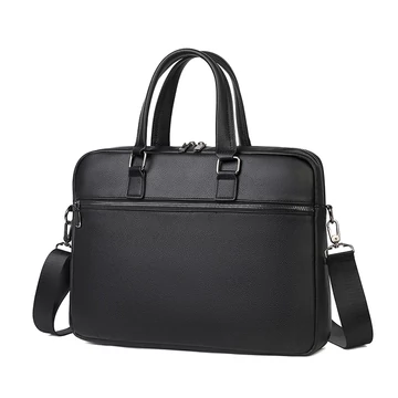 MBC Akron B elegáns PU bőr férfi aktatáska notebooktáska fekete aa-002825