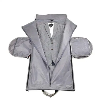 Nevada Tech Mayfair vászon öltönytáska műbőr füllel középszürke aa-002040