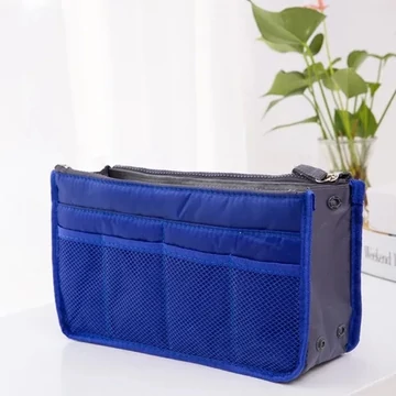 MBC ORG5 L 28cm nagy belső rendező betét női táskába kék aa-002215
