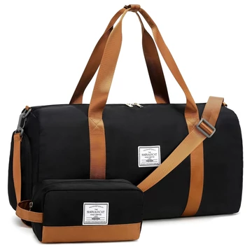 Enjoy Sports A8905-T2 nagy multifunkciós edző és sporttáska cipőtartóval + neszeszer fekete aa-002098