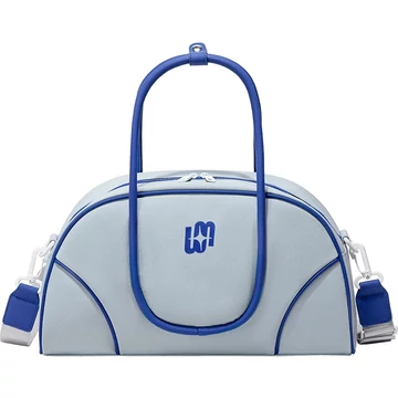 Win A5160 L modern ovális fülü sporttáska cipőtartóval kék aa-002537