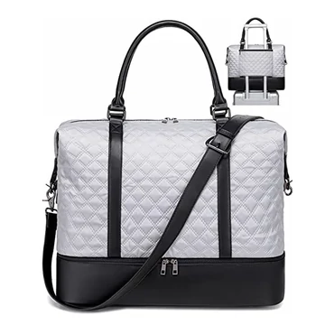 Holly M közepes méretű alsó cipőtartós sporttáska fekete-fehér aa-002416