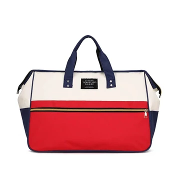 LTS TB041 uniszex nagy sporttáska  sok belső zsebbel kék-fehér-piros aa-002264