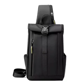 Wepower W2911 sportos minimalista férfi oldaltáska válltáska fekete aa-002945