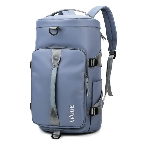 Multifunkciós LoVe-QUE hátizsákká alakítható sporttáska kék aa-0020xx