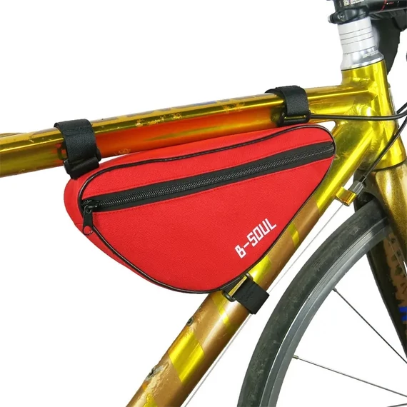 B-Soul Frame Bag 100 Triangle kerékpáros váztáska fekete-kék bmtask0010