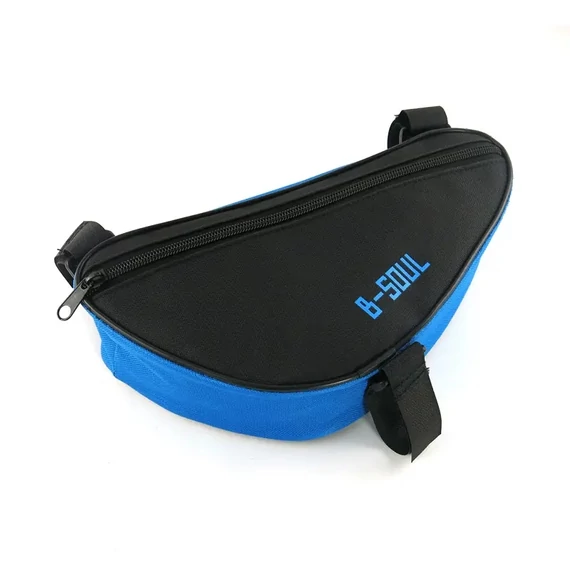 B-Soul Frame Bag 100 Triangle kerékpáros váztáska fekete-kék bmtask0010