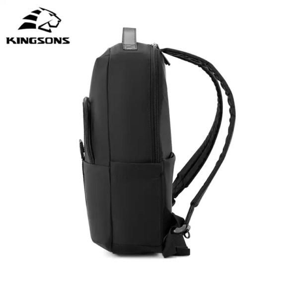 Kingsons K9878W elegáns minimalista férfi hátizsák fekete aa-002076
