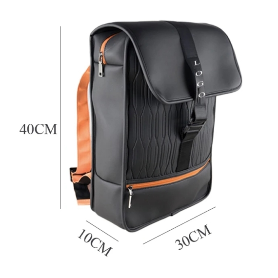 L&D Magna elegáns minimalista férfi hátizsák fekete aa-002339