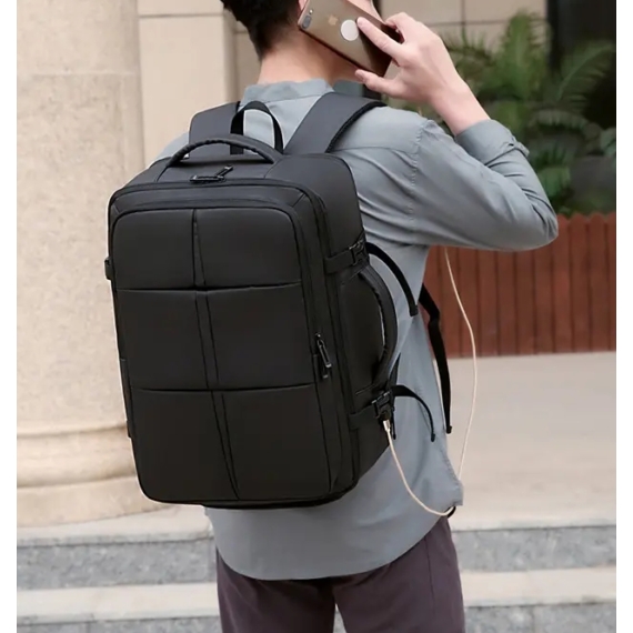 Nevada Tech Princeton nagy sportos elegáns minimalista férfi hátizsák szürke aa-002256