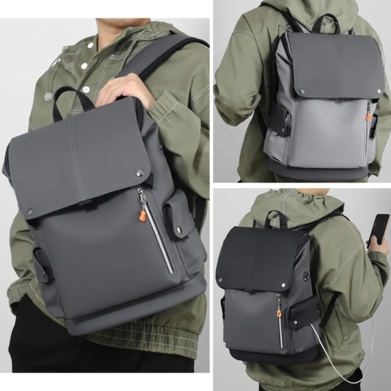 Nevada Tech Admiral sportos elegáns minimalista férfi notebook hátizsák sötétszürke aa-002543