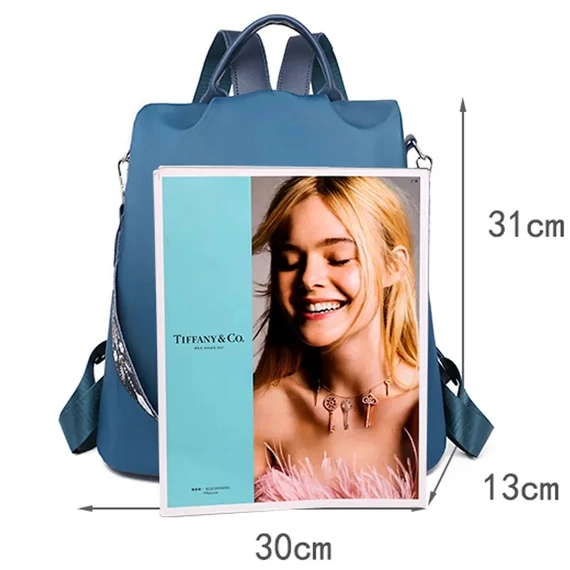 Jordyn női közepes méretű hátizsák hímzett virágmintával bézs aa-002373