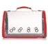 Kép 1/6 - PetCARE TSK-300 átlátszó kisállathordozó táska piros