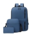 Kép 8/8 - MBC Oakville 3in1 elegáns minimalista férfi hátizsák+keresztpántos táska fekete aa-002553