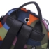 Kép 9/9 - Zata közepes méretű színes vagány női divat hátizsák feliratos vállpánttal aa-002164