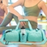 Kép 5/5 - L&D Yoga1 nagy méretű yoga matrac táska sporttáska zöld aa-002340