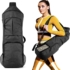 Kép 1/5 - L&D Yoga2 nagy méretű yoga matrac táska sporttáska fekete aa-002341